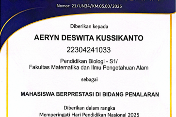 Outstanding Student Award - Scientific Reasoning Category