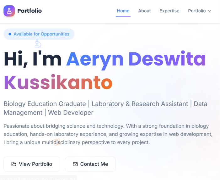 Personal Portfolio Website